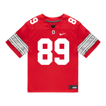 Ohio State Buckeyes Nike #89 Nick Lautar Student Athlete Scarlet Football Jersey
