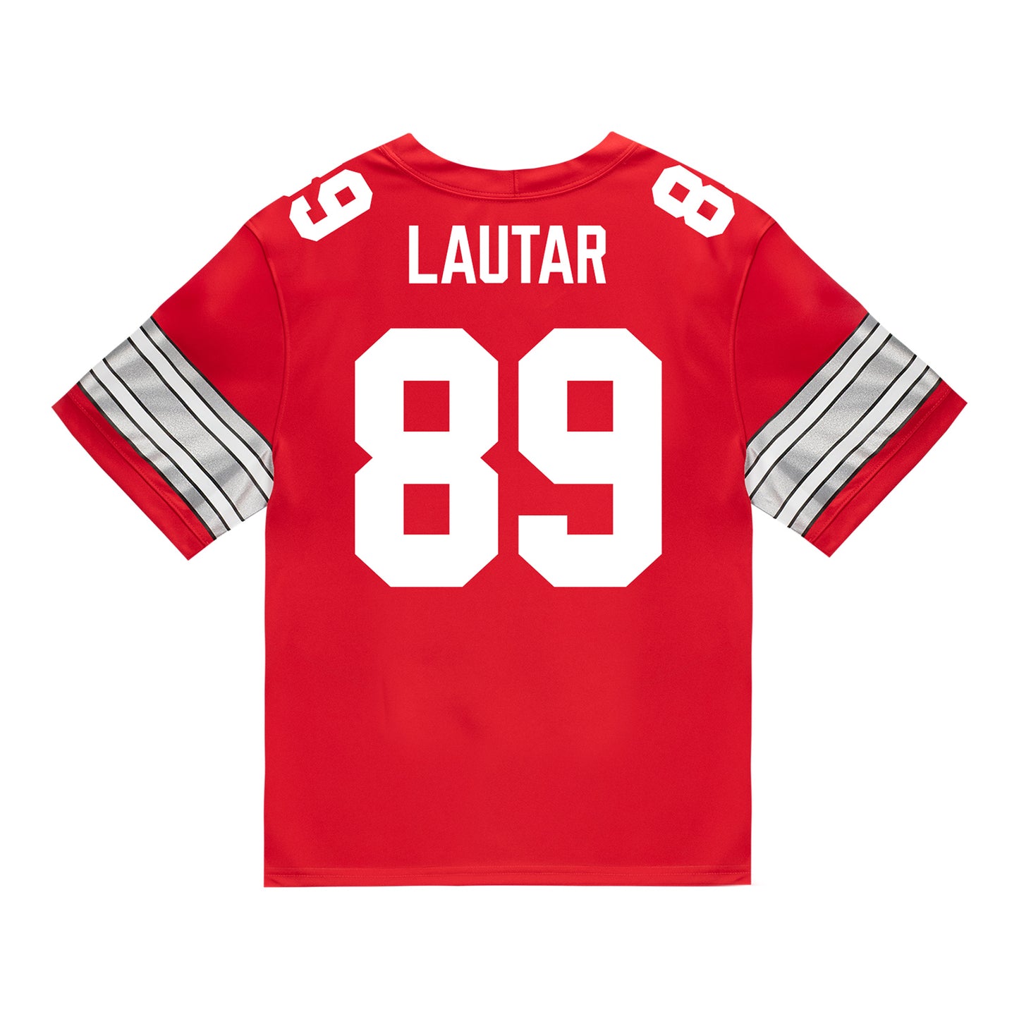 Ohio State Buckeyes Nike #89 Nick Lautar Student Athlete Scarlet Football Jersey