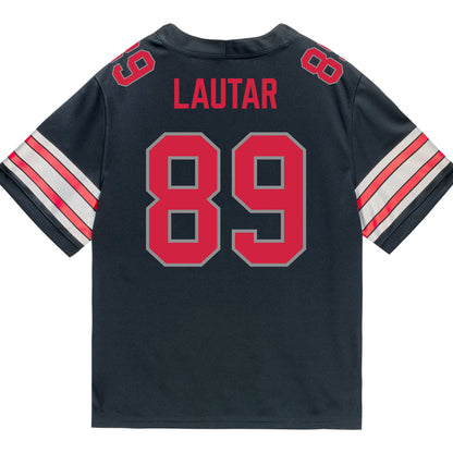 Ohio State Buckeyes Nike #89 Nick Lautar Student Athlete Black Football Jersey
