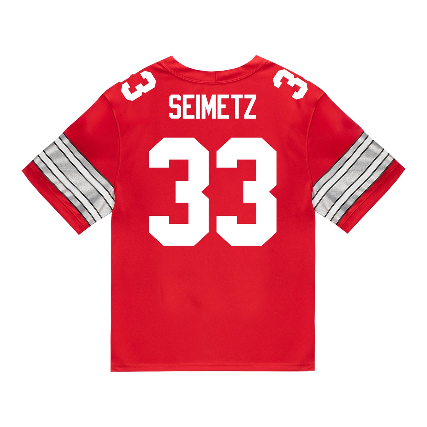 Ohio State Buckeyes Nike #33 Ryan Seimetz Student Athlete Scarlet Football Jersey
