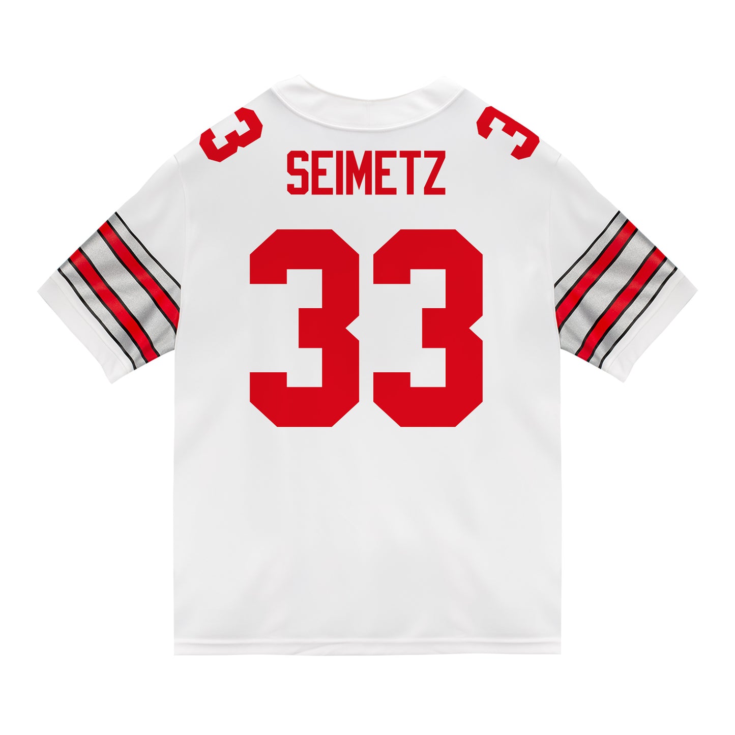 Ohio State Buckeyes Nike #33 Ryan Seimetz Student Athlete White Football Jersey