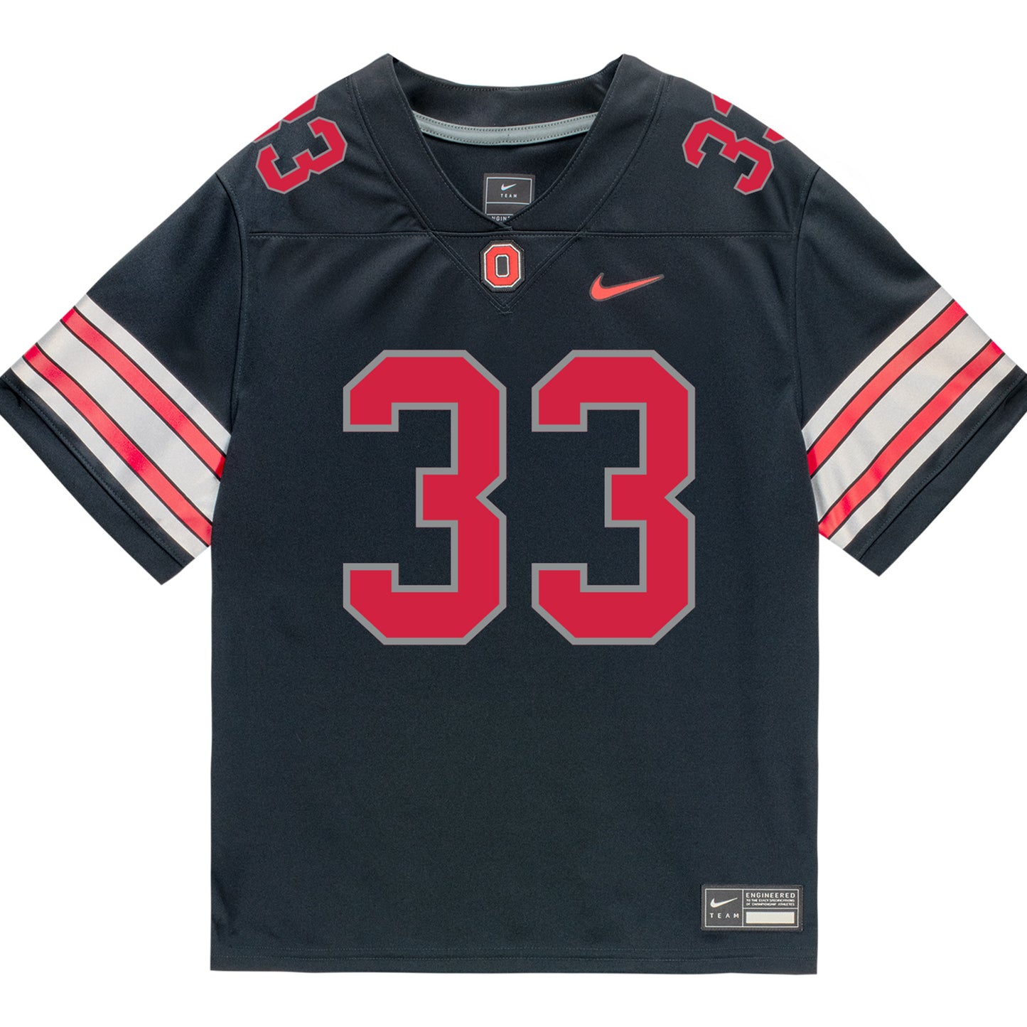 Ohio State Buckeyes Nike #33 Ryan Seimetz Student Athlete Black Football Jersey