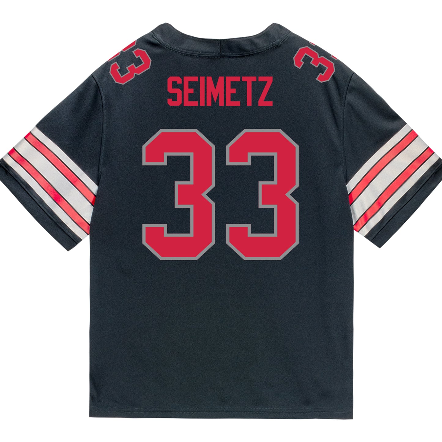 Ohio State Buckeyes Nike #33 Ryan Seimetz Student Athlete Black Football Jersey