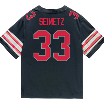 Ohio State Buckeyes Nike #33 Ryan Seimetz Student Athlete Black Football Jersey