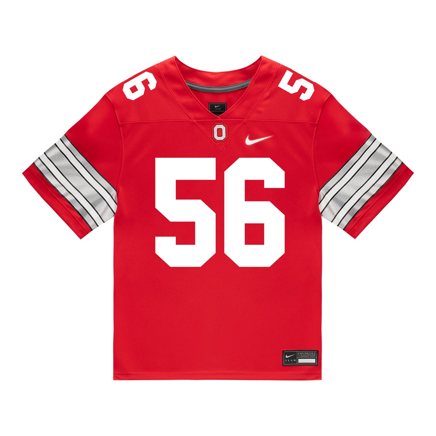 Ohio State Buckeyes Nike #56 Nate Riegle Student Athlete Scarlet Football Jersey