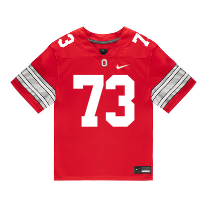 Ohio State Buckeyes Nike #73 Vasean Washington Student Athlete Scarlet Football Jersey