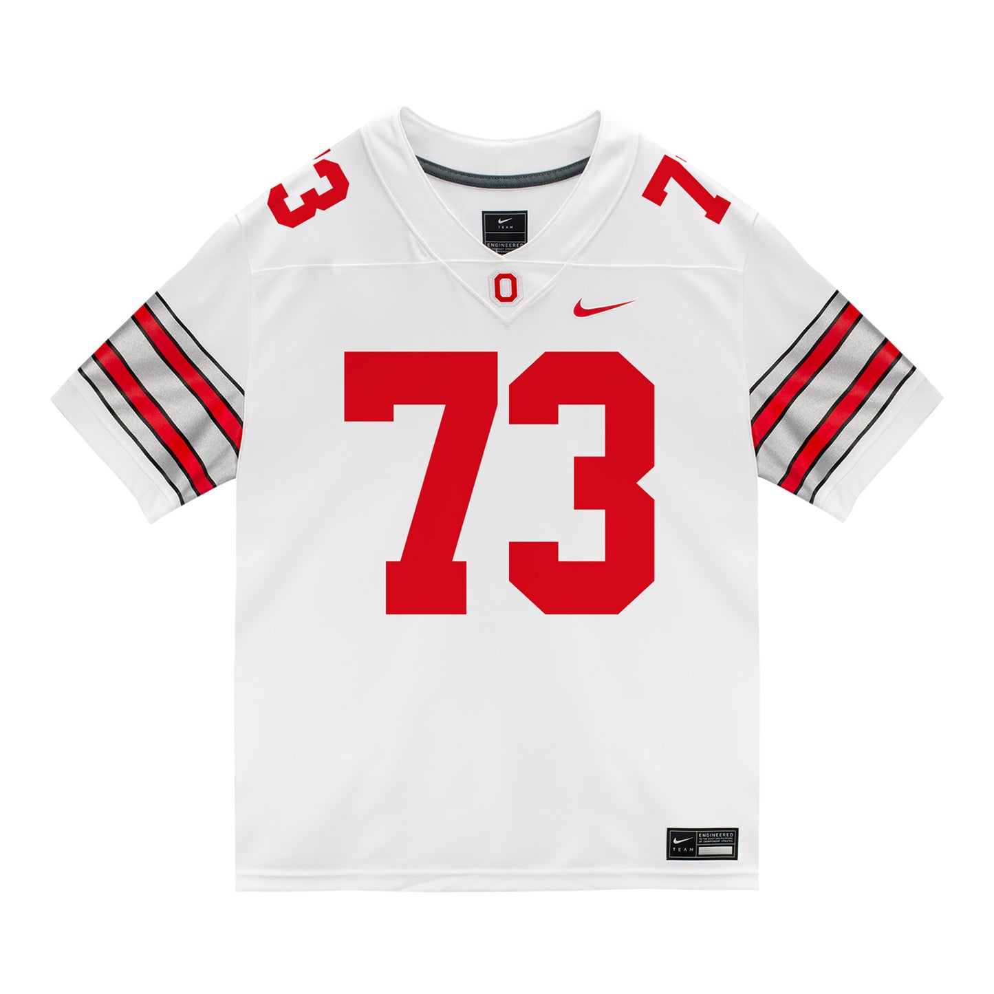 Ohio State Buckeyes Nike #73 Vasean Washington Student Athlete White Football Jersey