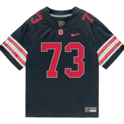 Ohio State Buckeyes Nike #73 Vasean Washington Student Athlete Black Football Jersey