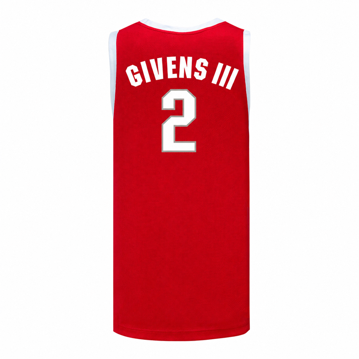 Ohio State Buckeyes #2 Curtis Givens III Student Athlete Basketball Jersey
