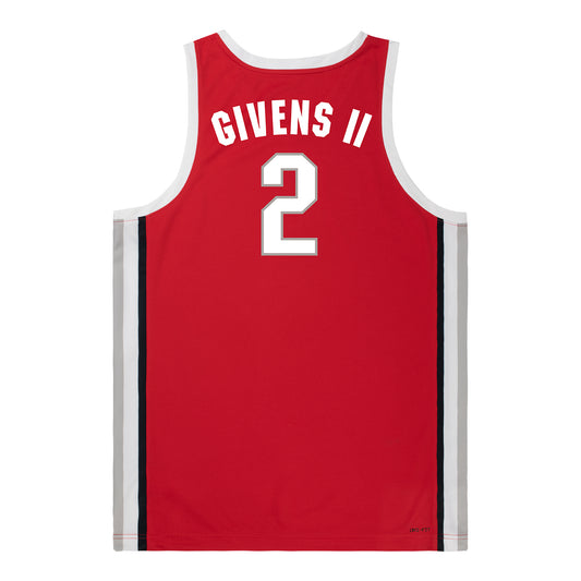 Ohio State Buckeyes #2 Curtis Givens III Student Athlete Basketball Jersey