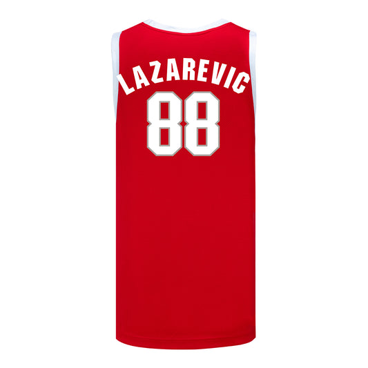 Ohio State Buckeyes #88 Vuk Lazarevic Student Athlete Basketball Jersey