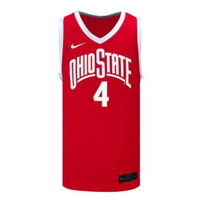 Ohio State Buckeyes #4 Atlee Vanesko Student Athlete Women's Basketball Jersey