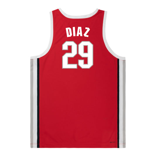 Ohio State Buckeyes #29 Adriana Diaz Student Athlete Women's Basketball Jersey