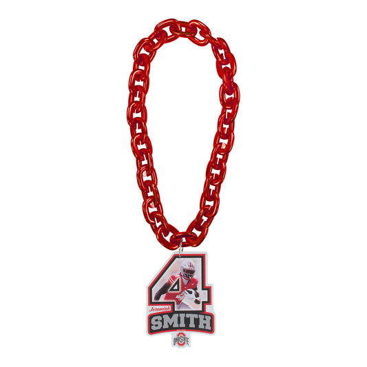 Ohio State Football Student Athlete #4 Jeremiah Smith Fan Chain - Front