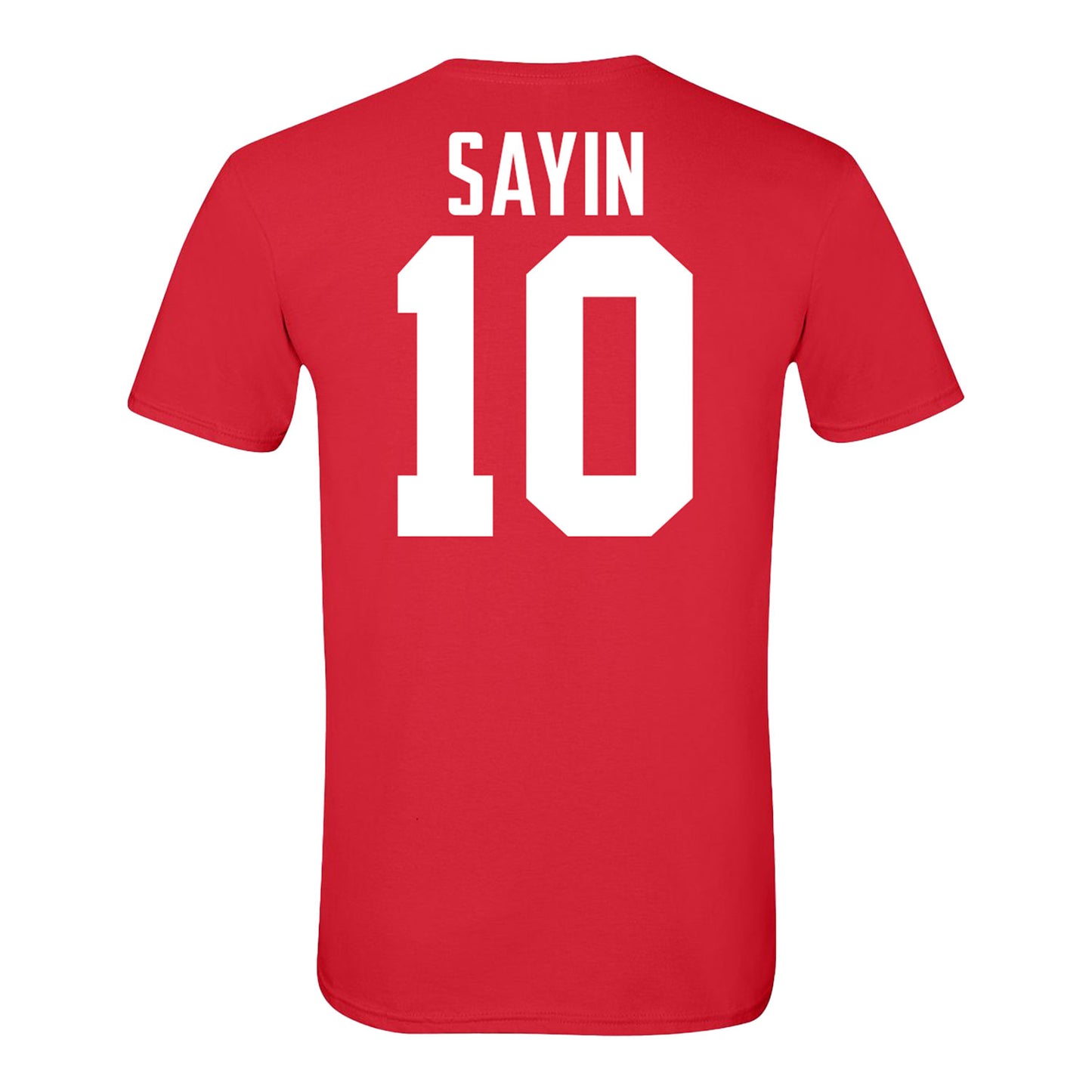 Ohio State Buckeyes #10 Julian Sayin Student Athlete Football Youth T-Shirt - Back