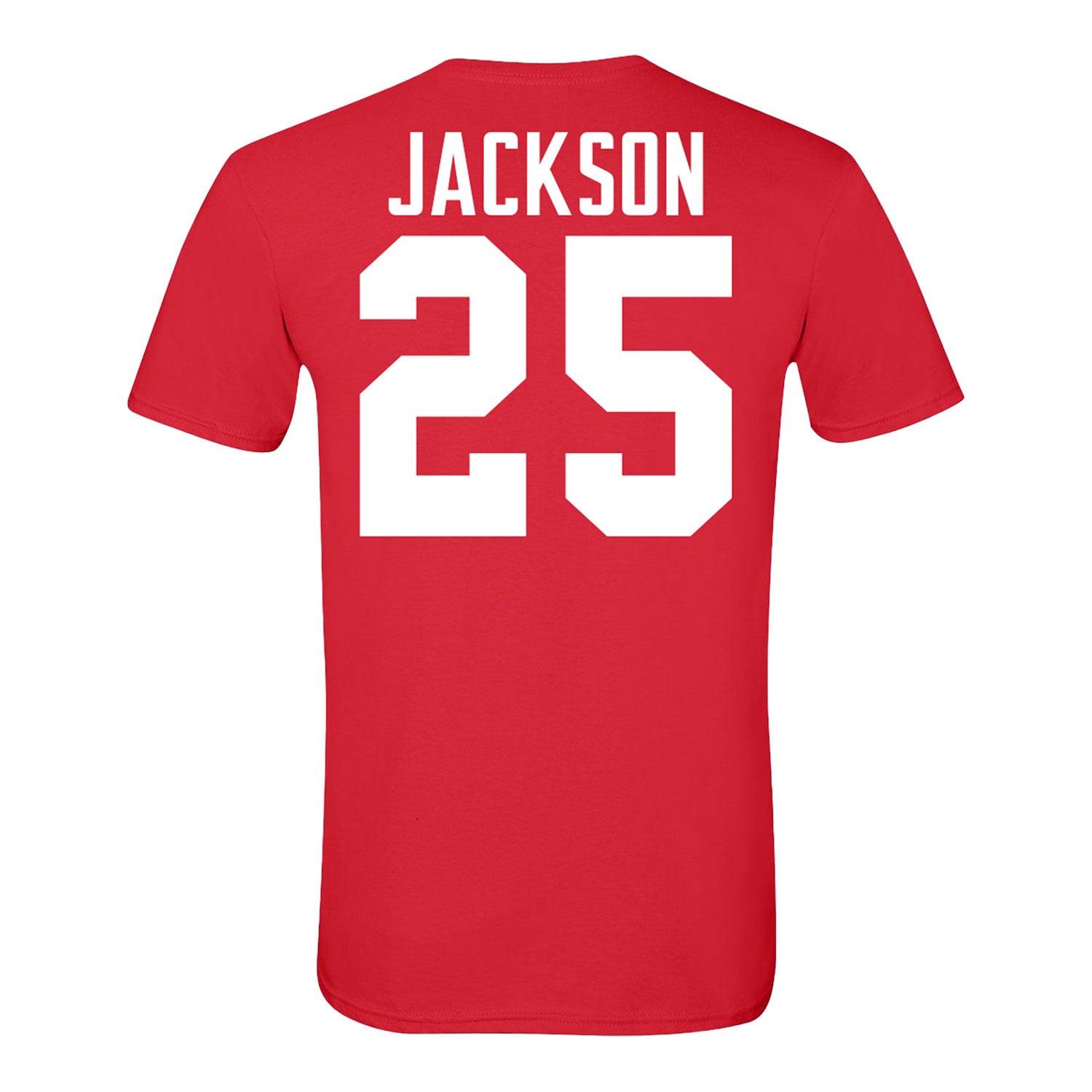 Ohio State Buckeyes #25 Bo Jackson Student Athlete Football Youth T-Shirt - Back View