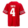Youth Ohio State Buckeyes #4 Jeremiah Smith Student Athlete Football Jersey - Back View