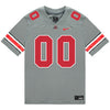 Men's Ohio State Buckeyes Personalized Nike Gray Game Jersey - Front View