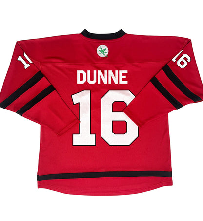 Ohio State Buckeyes #16 Joy Dunne Student Athlete Women's Hockey Jersey - Back