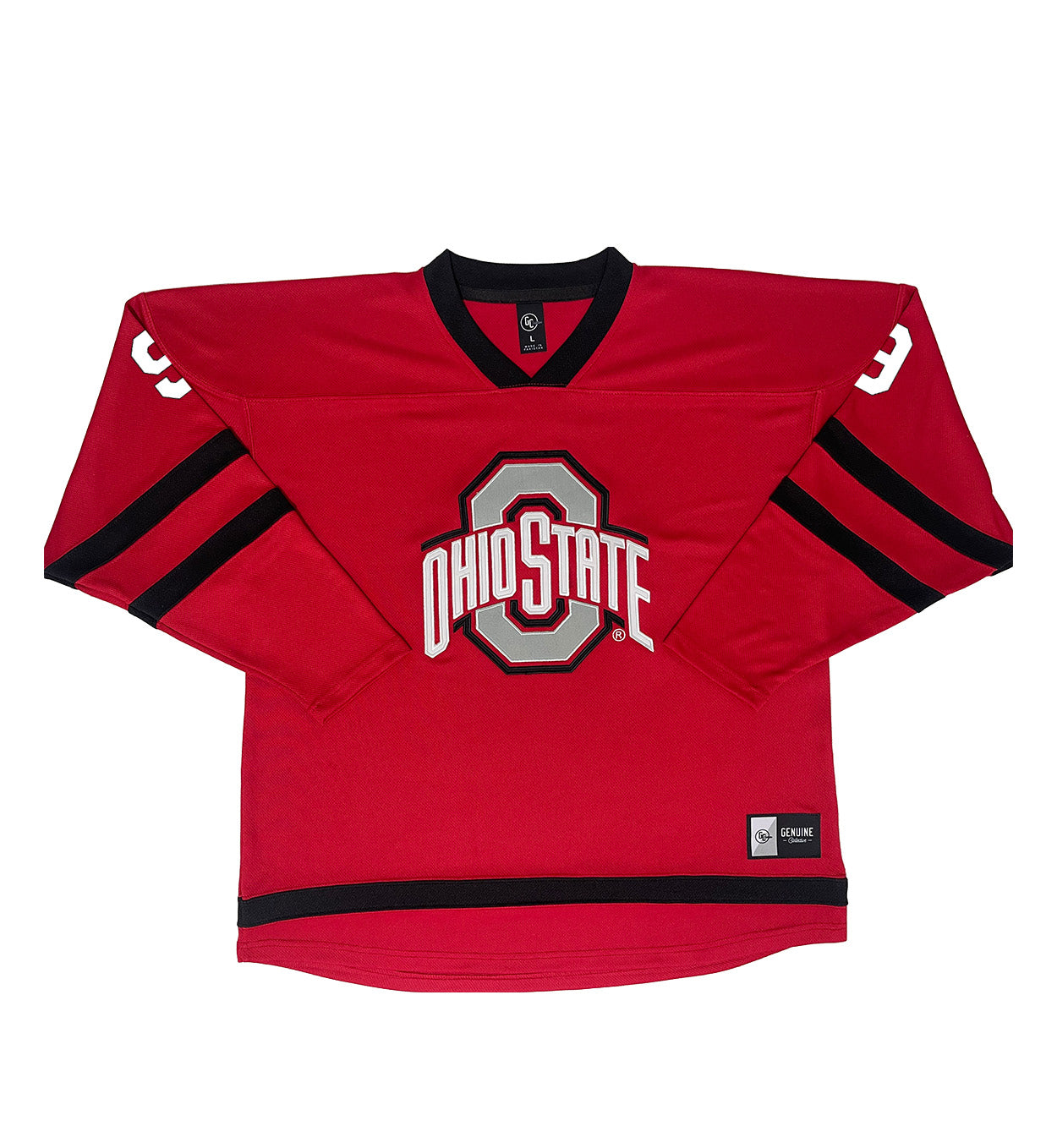 Ohio State Buckeyes #9 Jenna Raunio Student Athlete Women's Hockey Jersey - Front