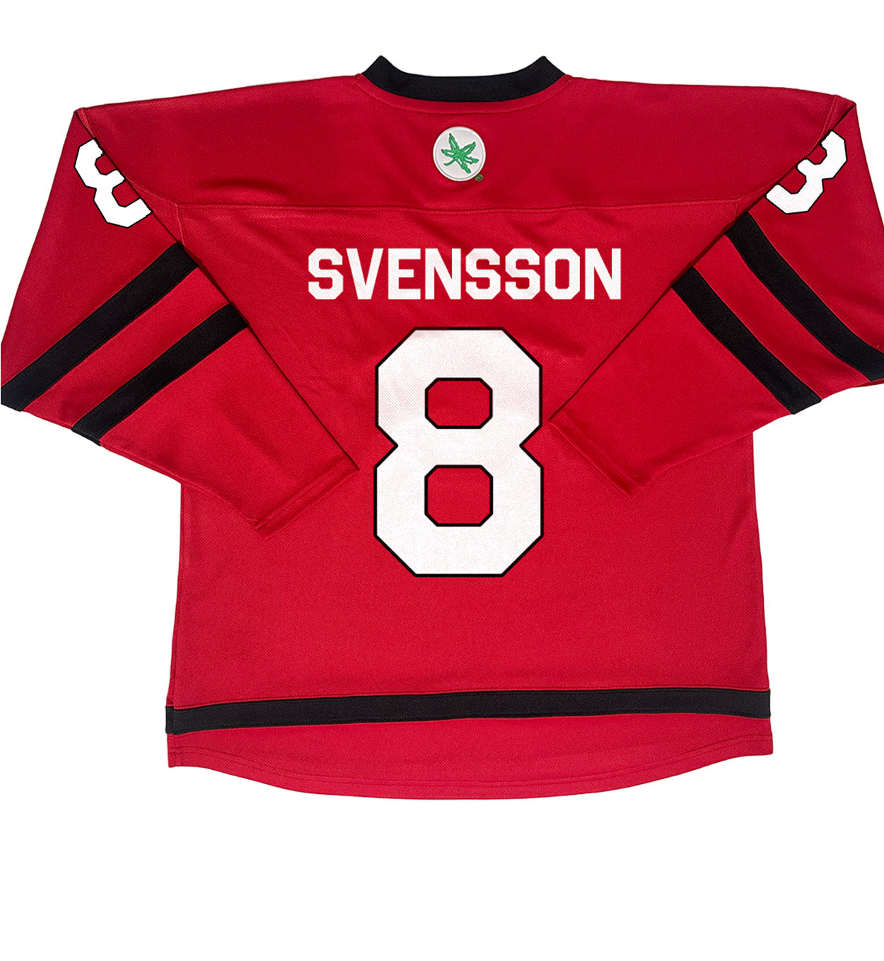 Ohio State Buckeyes #8 Hilda Svensson Student Athlete Women's Hockey Jersey - Back