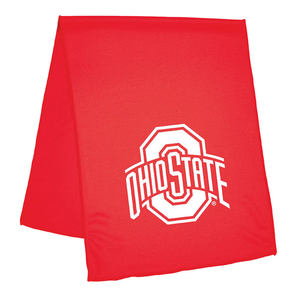 Ohio State Cooling Towel - In Scarlet - Front View