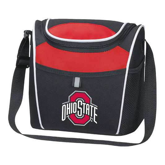 Ohio State Lunch Cooler - In Black - Front View