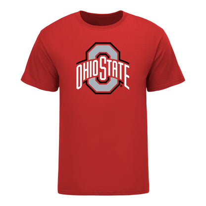 Ohio State Buckeyes #21 Kiara Zanon Student Athlete Women's Hockey T-Shirt In Scarlet - Front View