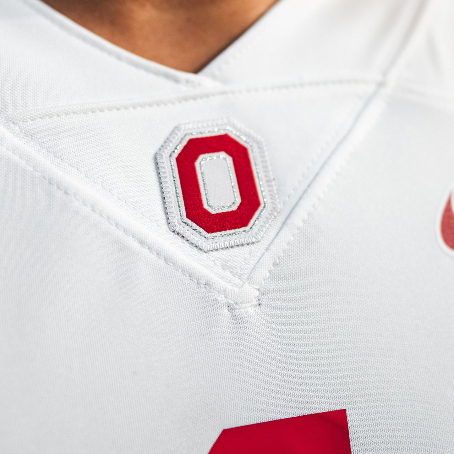 White Jersey - Collar Logo