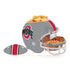 Ohio State Snack Helmet in Gray - Angled Right View