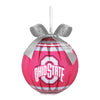 Ohio State Buckeyes LED Shatterproof Ball Scarlet Ornament