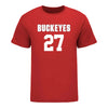 Ohio State Buckeyes Men's Lacrosse Student Athlete #27 James Hogan T-Shirt