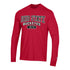 Ohio State Buckeyes Super Fan Twill Scarlet Long Sleeve T-Shirt