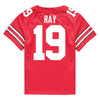 Ohio State Buckeyes Nike #19 Chad Ray Student Athlete Scarlet Football Jersey - In Scarlet - Back View
