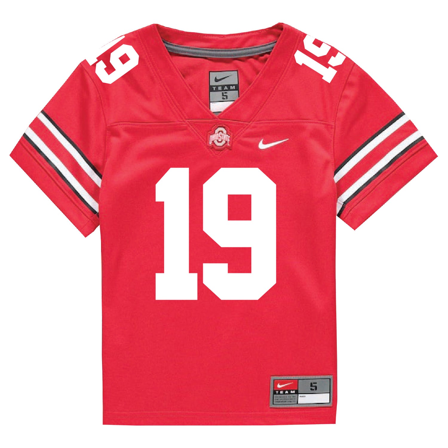 Ohio State Buckeyes Nike #19 Chad Ray Student Athlete Scarlet Football Jersey - In Scarlet - Front View