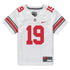 Ohio State Buckeyes Nike #19 Chad Ray Student Athlete White Football Jersey - In White - Front View