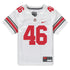 Ohio State Buckeyes Nike #46 Ryan Rudzinski Student Athlete White Football Jersey - In White - Front View