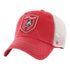 Ohio State Buckeyes Brutus Nomad Scarlet Adjustable Hat Front View