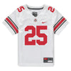 Ohio State Buckeyes Nike #25 Kai Saunders Student Athlete White Football Jersey - In White - Front View