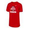 Youth Ohio State Buckeyes Nike Volleyball Legend Scarlet T-Shirt