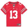 Ohio State Buckeyes Nike #13 Kye Stokes Student Athlete Scarlet Football Jersey - In Scarlet - Front View
