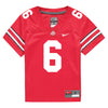 Ohio State Buckeyes Nike #6 Sonny Styles Student Athlete Scarlet Football Jersey - In Scarlet - Front View