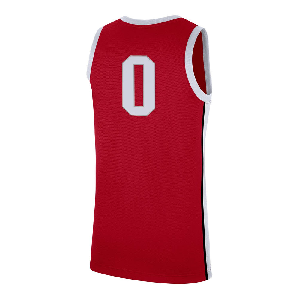 red basketball jersey