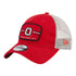 Ohio State Buckeyes Established Mesh Back Scarlet Adjustable Hat - Angled Left View