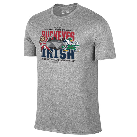 Ohio State Buckeyes Dueling Mascot T-Shirt - Front View