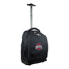 Ohio State Premium Wheeled Backpack in Black - Front View