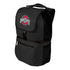 Ohio State Buckeyes Black Backpack Cooler - Front/Side View