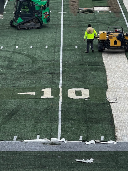 Ohio Stadium Official 10 Yard Line 6'x15' ft Turf Cutout