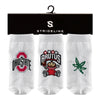 Ohio State Buckeyes 3 Pack Baby Socks