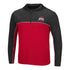 Ohio State Buckeyes 1/4 Zip Woodruff Wind Shirt Jacket in Red - Front View